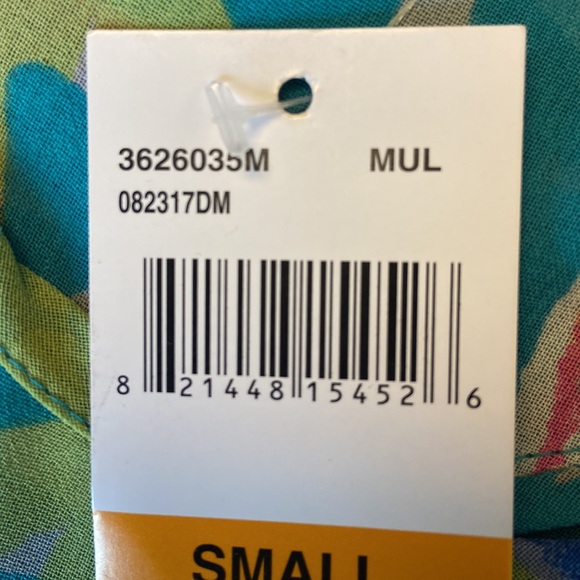 NWT Kaktus sheer beachwear dress/ swimsuit cover up size small - Picture 8 of 8